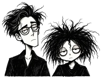 Pat e Zed entediados